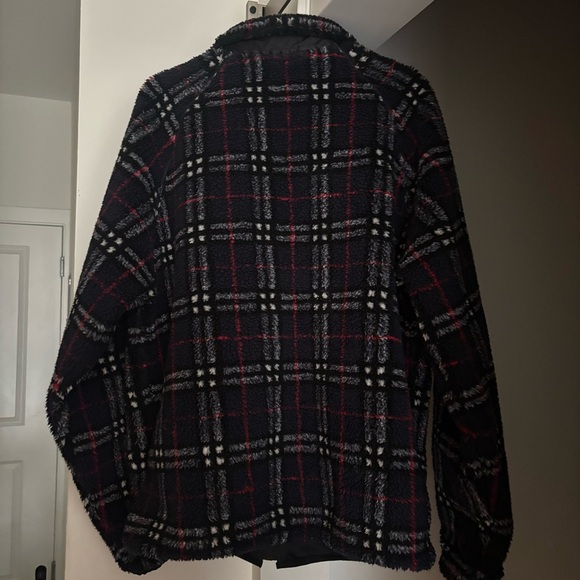 Burberry Plaid Vintage Fleece Jacket - Picture 7 of 7